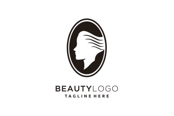 Download Beauty Hair Salon Face Logo Design Oval - Design Collection