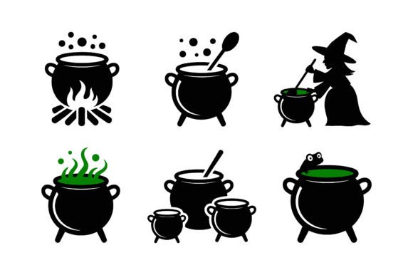 Download Witchcraft &amp; Halloween Icon Set EPS - Premium Bundle