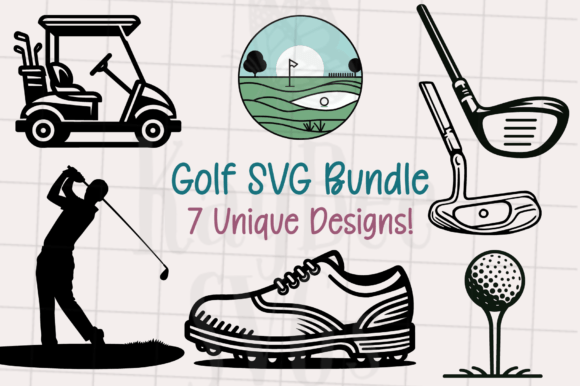 Download Golf SVG Bundle - 7 Unique Designs - Design Collection