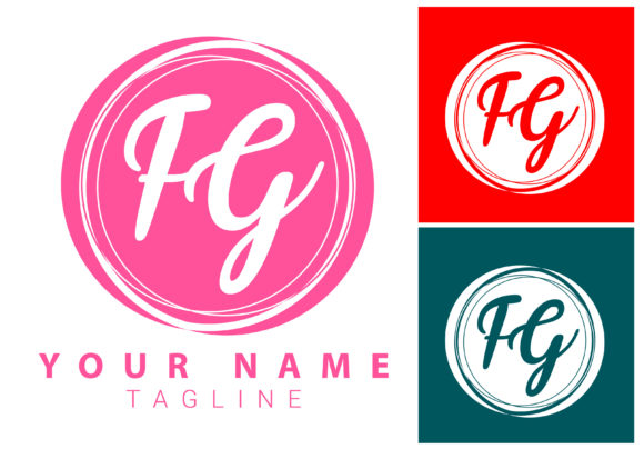 Download FG Initial Letter Signature Logo Design - Design Collection