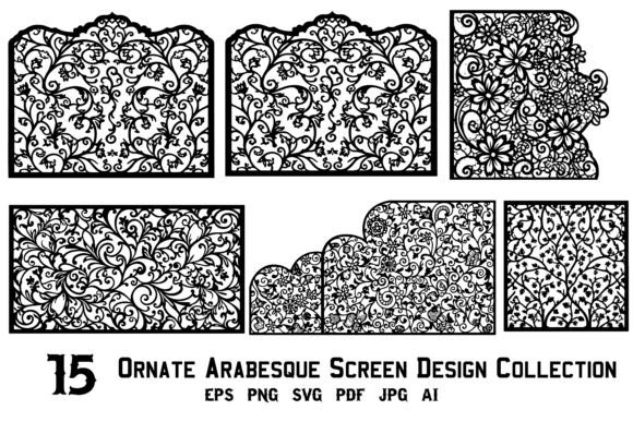 Download Ornate Arabesque Screen DesignCollection - Design Collection