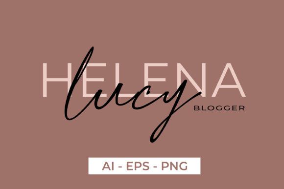 Download Feminine Logo Design, Script Logo - Design Collection