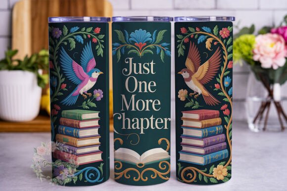 Download Book Lover's Ornate Design 20oz Tumbler - Design Collection