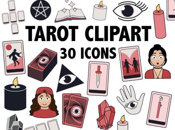 Download Tarot, Occult, Wicca and Psychic Icons - Premium Resources