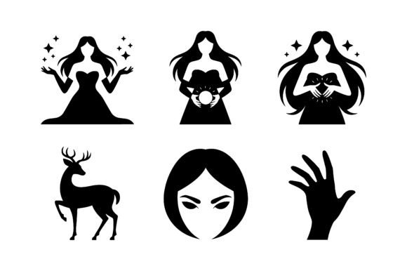 Download Celestial Magic &amp; Witchy Icon Set EPS - Premium Resources