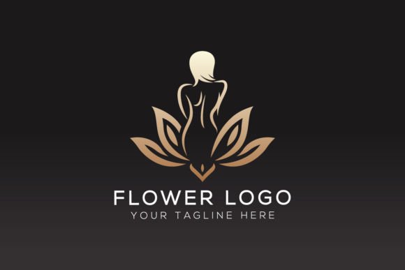 Download Lotus Flower Feminine Logo Design - Design Collection
