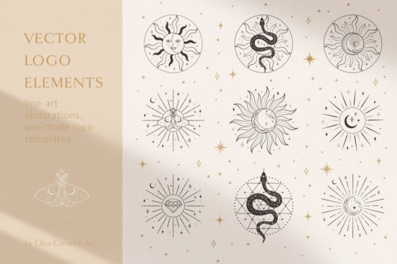 Download Sacred Sun Logo Design Illustrations. - Design Collection