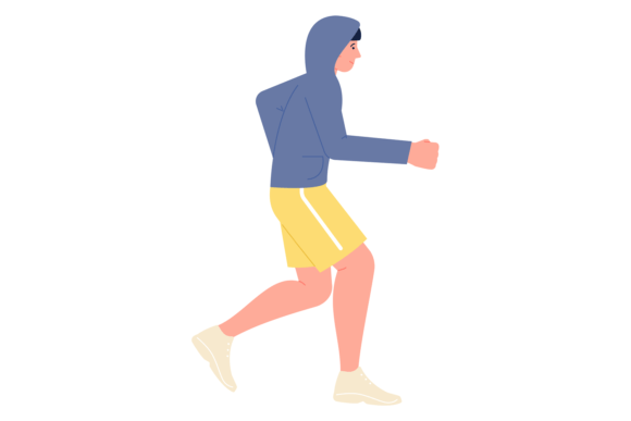 Download Young Man Jogging. Smiling Teen Guy Runn - Premium Resources