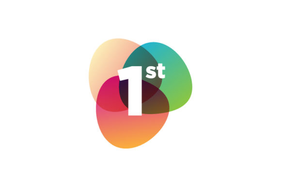 Download Number First Logo Colorful Design Vector - Design Collection