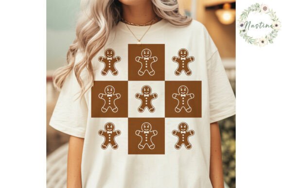 Download Gingerbread Man Grid Sublimation Design - Design Collection