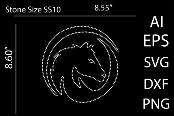 Download Horse Rhinestone Logo Template Design - Design Collection