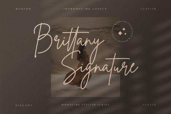 Download Brittany Signature Script - Nature Collection